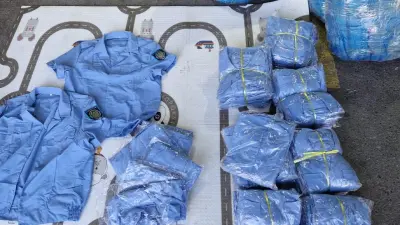 На Хоргосе задержали крупную партию формы казахстанской полиции