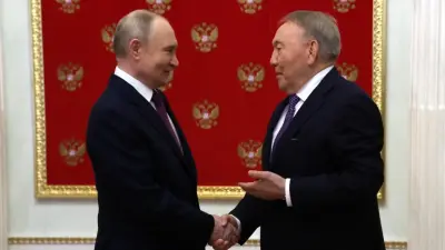 Назарбаев встретился с Путиным в Кремле