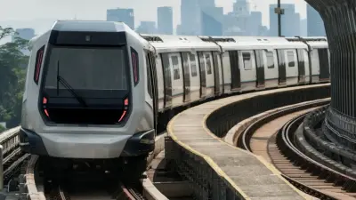 В Астане проложили половину линий LRT