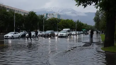 Жители связали затопленные улицы с закрытыми арыками: что ответили в акимате Алматы