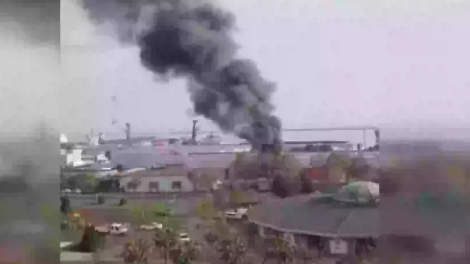 В турецком порту Самсун на побережье Чёрного моря прогремел взрыв