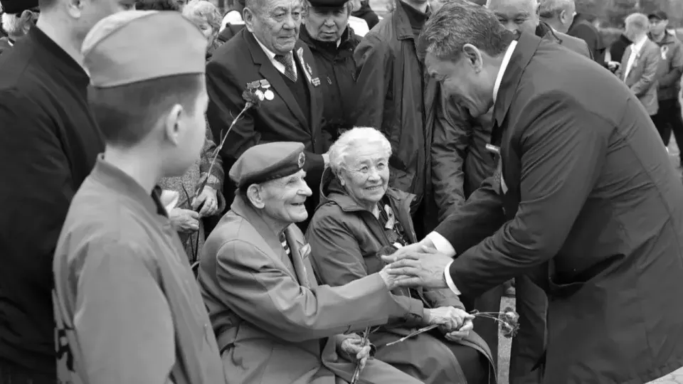 Василий Макиенко и аким СКО Гауез Нурмухамбетов / Фото пресс-службы акимата СКО