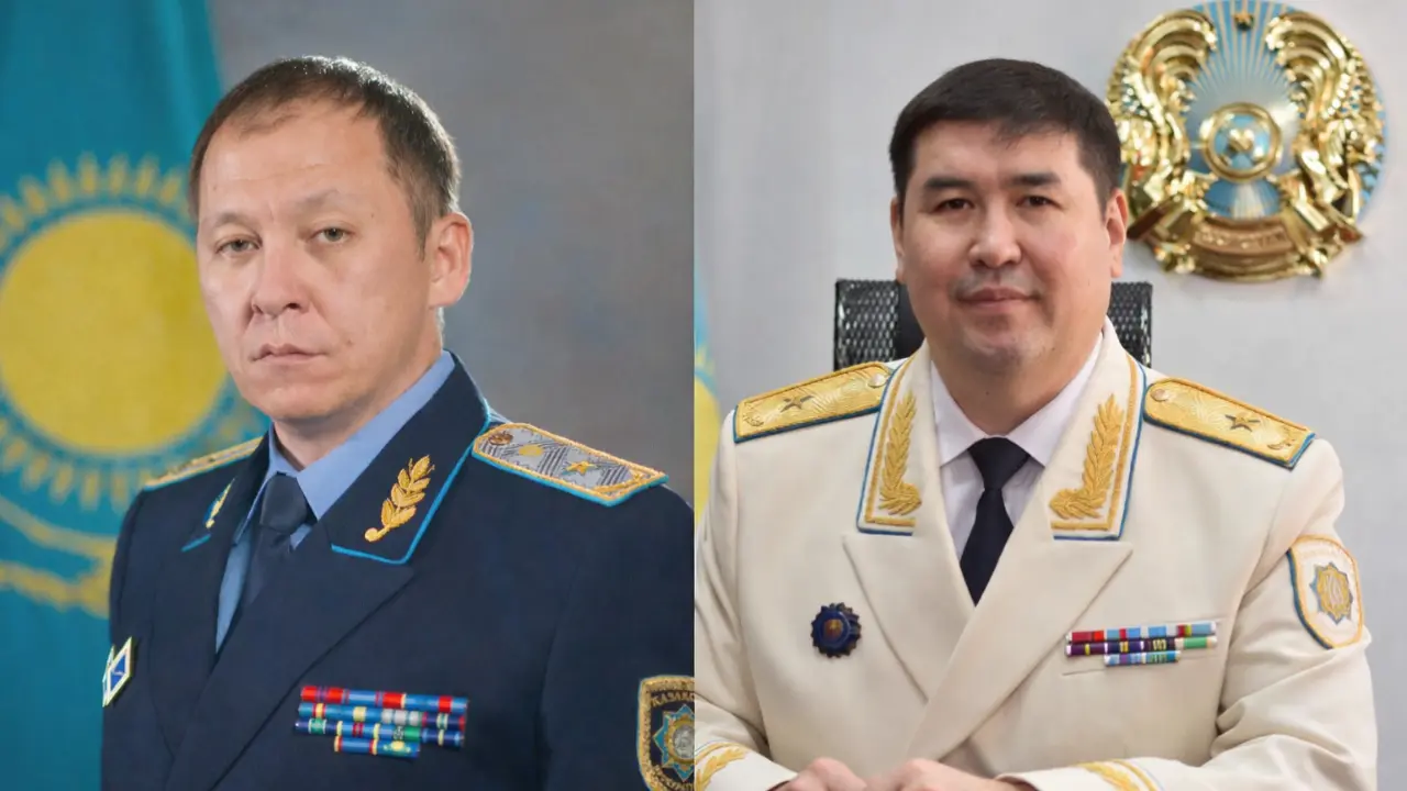 Елдос Сагиев и Габит Муканов / Фото Генпрокуратуры