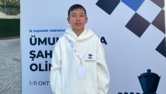 Юный казахстанский шахматист занял первое место на Всемирной олимпиаде в Азербайджане