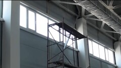 В Жетысуской области провели торжественное открытие недостроенного спорткомплекса