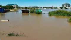 Жители пригорода Атырау остались "в заточении" из-за дамбы, построенной во время паводков