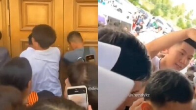 В Шымкенте желающие попасть на благотворительный концерт устроили давку