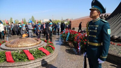 Посвящённый Дню Победы марш в Алматы в этом году пройдёт онлайн