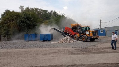 В Астане запустили площадку для приёма строительных отходов