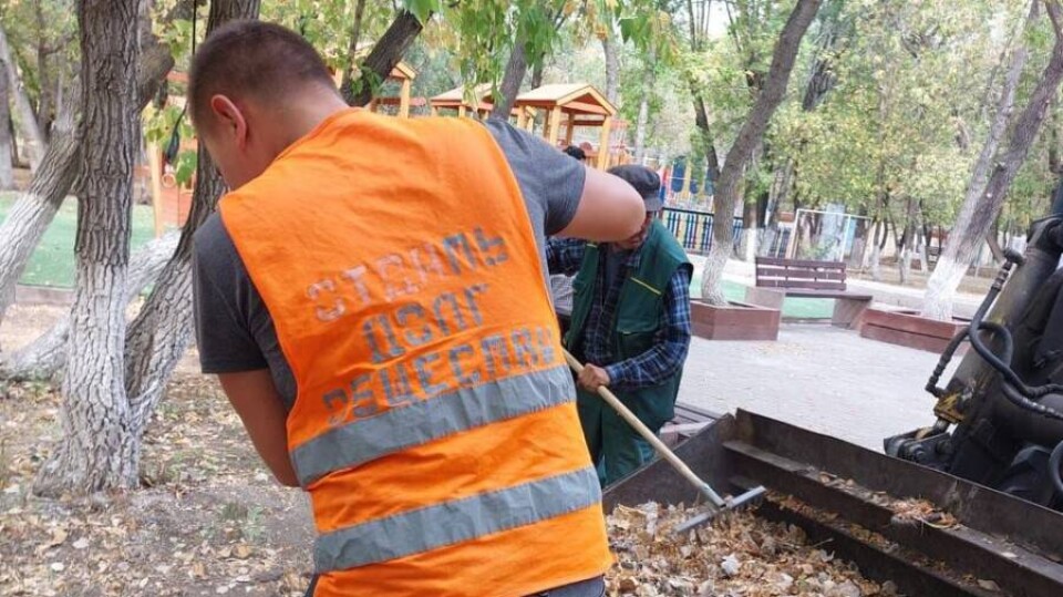 Карагандинца отправили подметать улицы из-за поддельного больничного листа