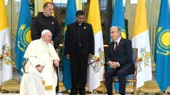 Папу Римского Франциска торжественно приняли в Акорде