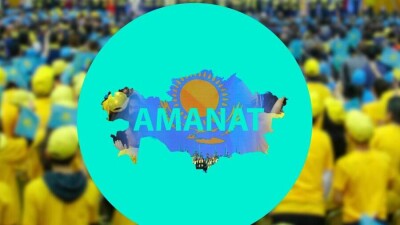 Фото членов партии Amanat выставят на площади в Нур-Султане
