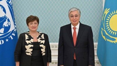 Касым-Жомарт Токаев принял директора-распорядителя МВФ Кристалину Георгиеву