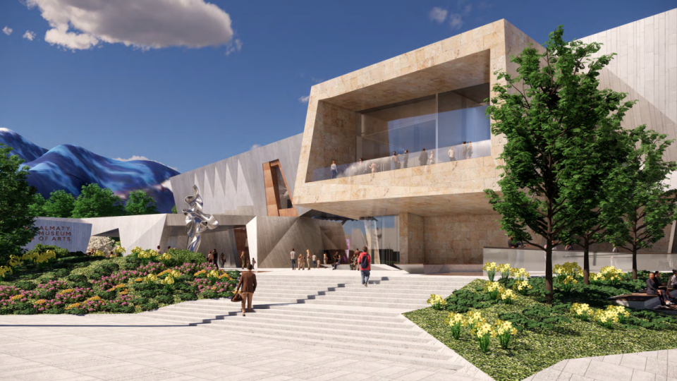Из презентации пресс-службы Almaty Museum of Arts