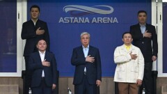 Токаев прибыл на футбольный матч между Казахстаном и Северной Ирландией