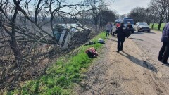 В Молдове перевернулся пассажирский автобус: девять человек пострадали