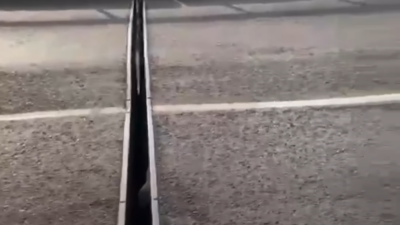 "Нормальное эксплуатационное поведение". В акимате Алматы объяснили ситуацию с мостом, который разошёлся по швам