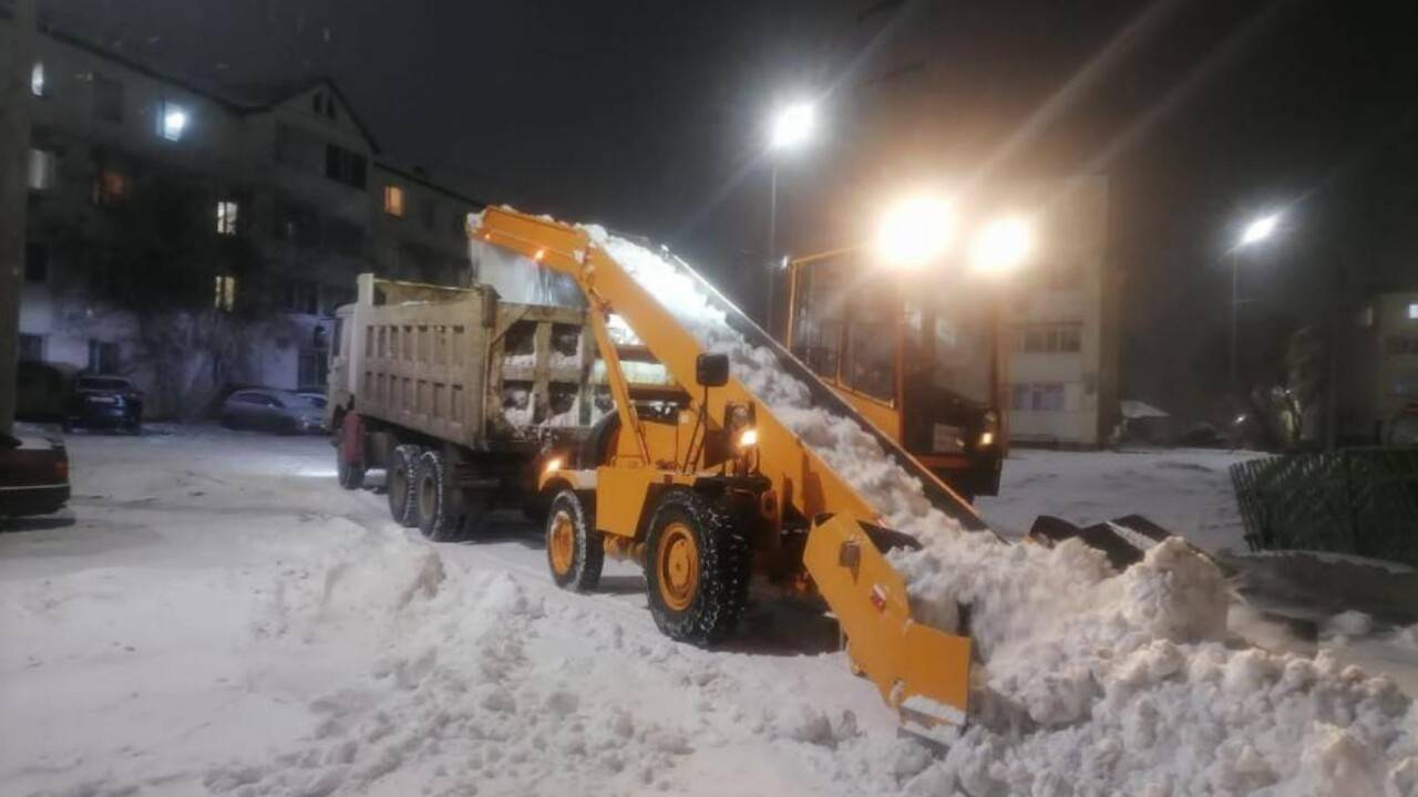 Уборка снега / Фото: акимат Астаны