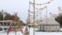 Локации в этническом стиле: где и как украсили Астану к Наурызу