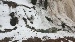 Снежная лавина сошла в Медеуском районе Алматы