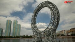 В Астане демонтируют фонтан "Водная феерия", который не работает уже более трёх лет