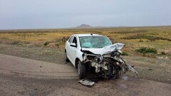 Три человека погибли при столкновении двух автомобилей в Карагандинской области