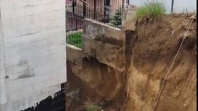 На территории стройки сошла оплывина в Алматы