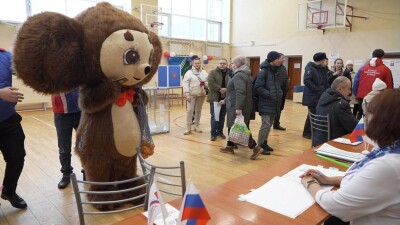 Чебурашка и зелёнка в урне с бюллетенями: Как проходят выборы президента в России
