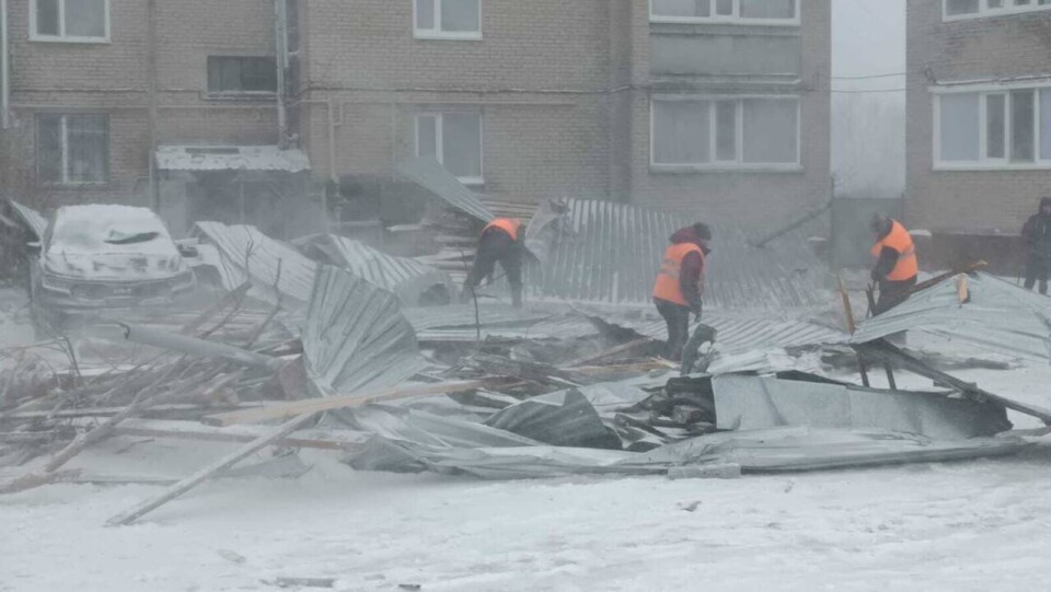 Из-за бурана более 100 населённых пунктов Костанайской области остались без света