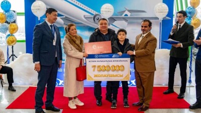 Рекорд: Астана әуежайы өзінің 7,5 миллионыншы жолаушысын қарсы алды