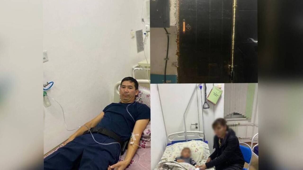Таразда учаскелік полиция қызметкері 6 жастағы баланы өрттен құтқарып қалды