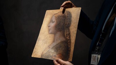 Работу Леонардо да Винчи La bella Principessa впервые представили в Казахстане