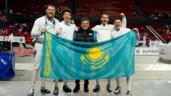 Команда казахстанских шпажистов впервые поедет на Олимпиаду-2024 в полном составе