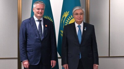 Токаев провёл встречу с генеральным секретарём ОЭСР Матиасом Корманом