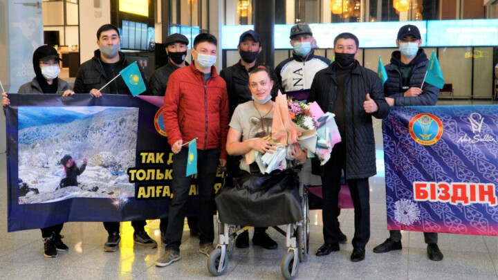 Эверест шыңын бағындырған әлемдегі алғашқы мүгедек әйел Мария Әуезова елге оралды