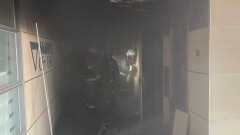 В алматинском бизнес-центре произошёл пожар