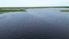 Озеро Караколь наполнили впервые за 10 лет