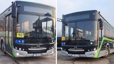 25 новых автобусов вышли на маршруты в Алматы