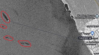 Транспортная компания в Мангистау опровергла причастность своего танкера к масляным пятнам на Каспии