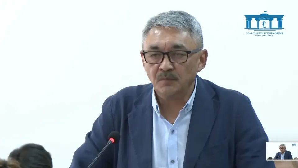 Кадр трансляции судебного заседания