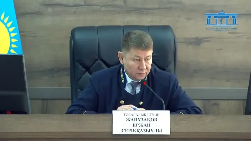 Кадр трансляции судебного заседания