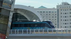 Возле станции LRT в Астане заметили дым: в CTS объяснили, что произошло