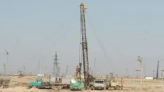 Буровая вышка упала в Мангистау