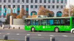 Обе системы оплаты проезда заработали во всех автобусах "Алматыэлектротранса"