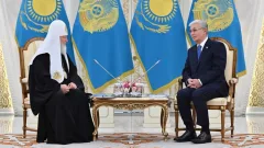 Токаев наградил орденом Патриарха Кирилла