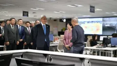 Президенту Казахстана показали ситуационный центр Токио по ЧС