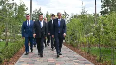Токаев посетил экопарк в Щучинске