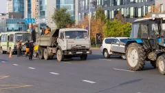 Участки улиц Коктал и Байсеитовой временно перекрыли в Астане