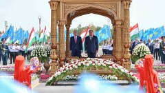 Как встречали Токаева в аэропорту Душанбе