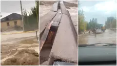 Сильный ливень затопил несколько сел в Туркестанской области